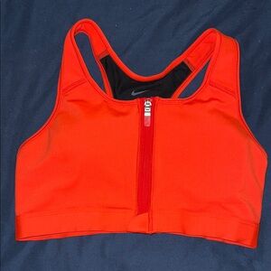Nike Women's Bright Orange Sports Bra